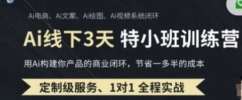 AI实操培训第20-21期线下，0基础保姆级教程，3月最新整理，企业获客、降本增效、打造超级个体-十年资源网