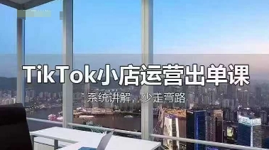 TikTok小店运营出单课,从开店选品、运营出单、发货回款,进行全流程讲解-十年资源网
